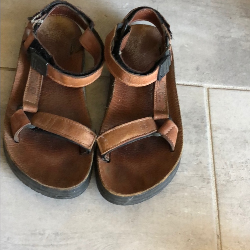Leather Teva’s!